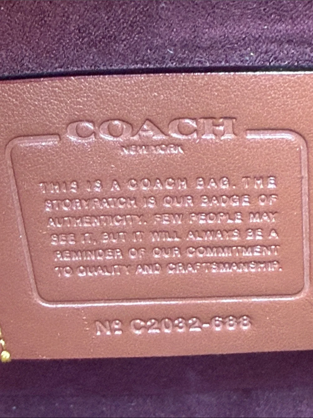 Coach Emory 1941 Collection Crossbody Colorblock Red Apple Glovetanned leather